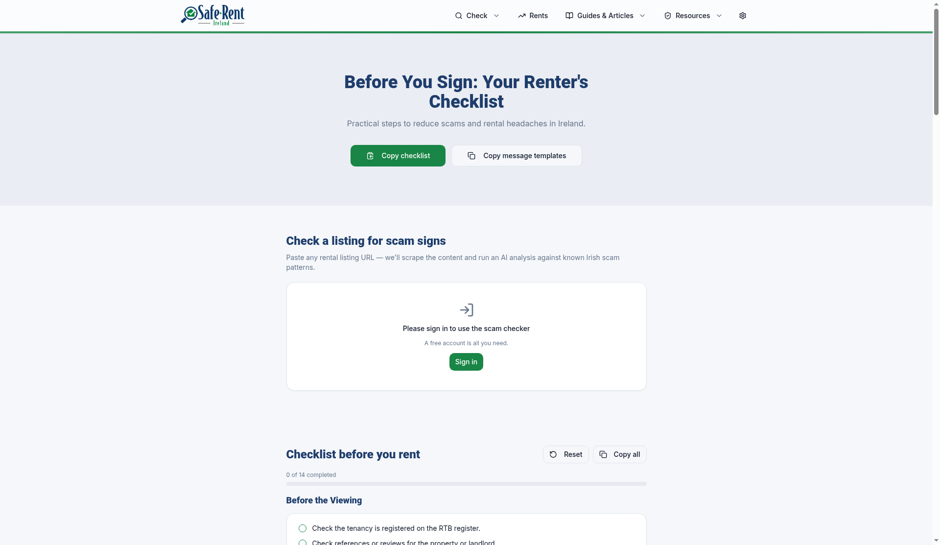 SafeRent renter toolkit SafeRent renter toolkit